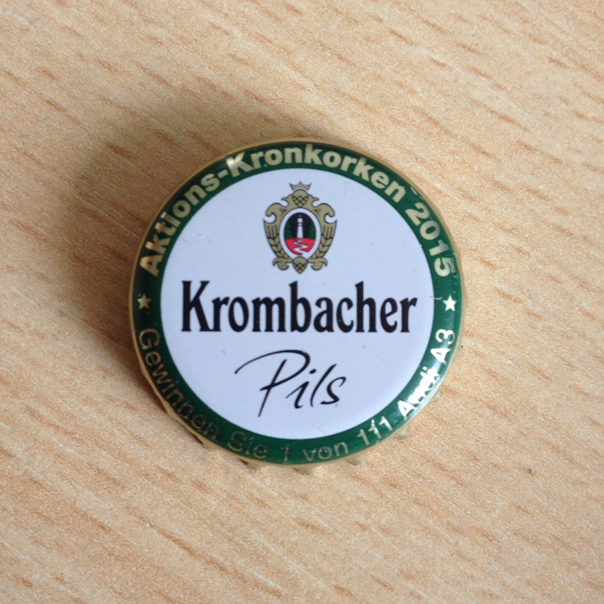 Krombacher Pils Aktion 2015